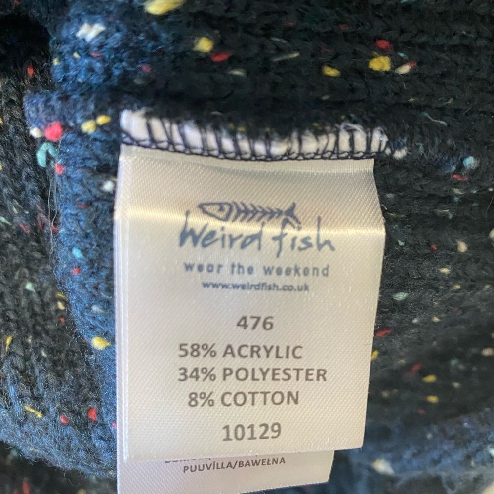 𝅺roskilde Funnel Neck Knit by WeirdFish size 12Uk fits US 10 - Picture 7 of 7